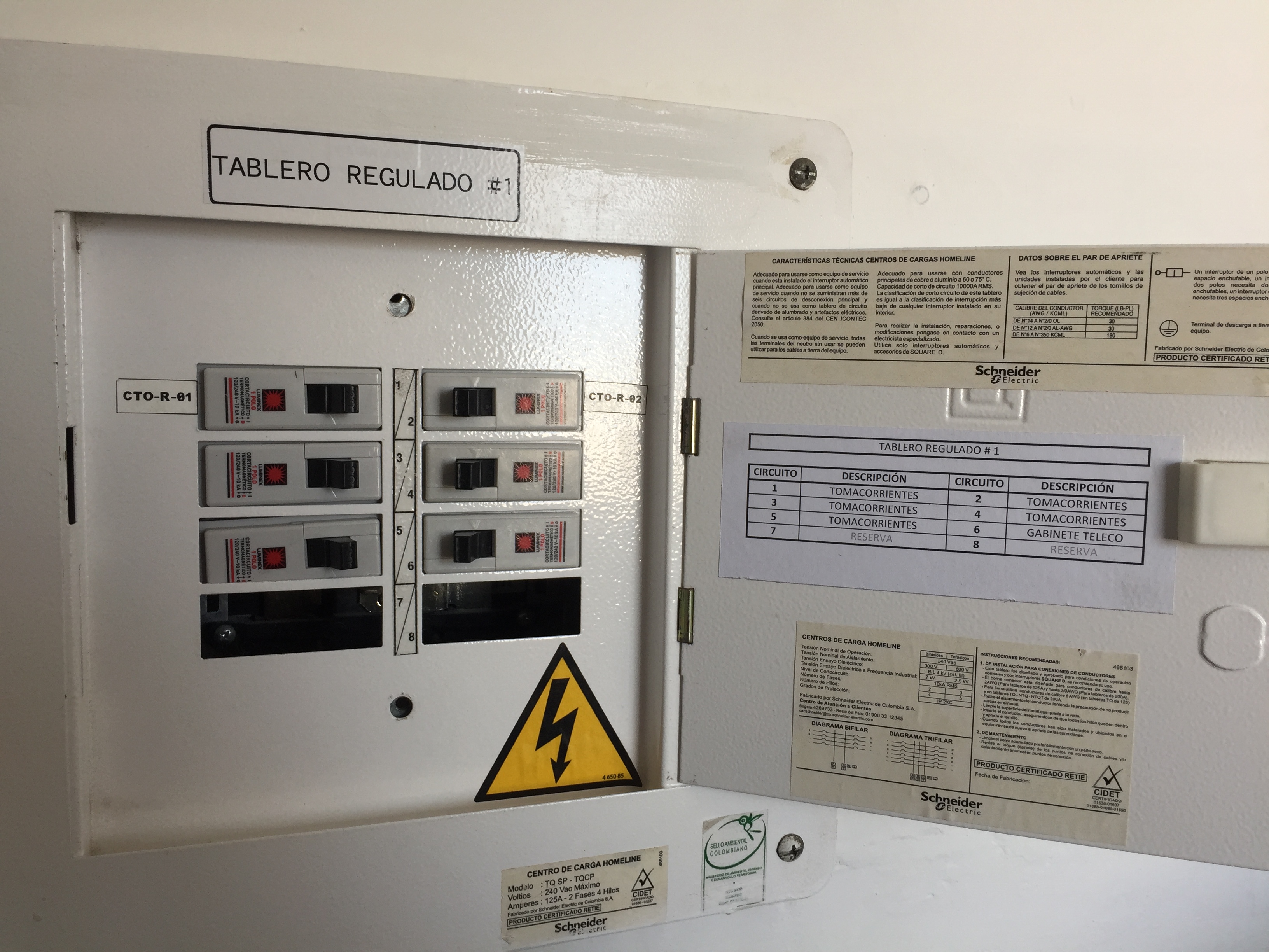 Tablero eléctrico